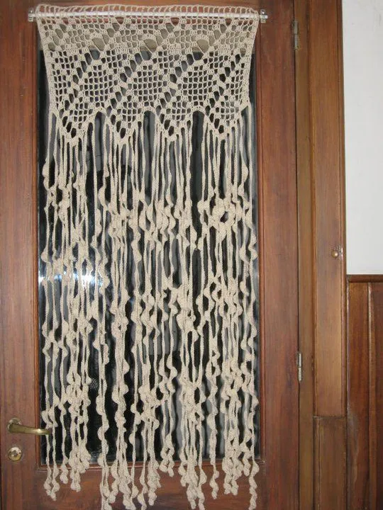 vicky crochet: cortinas