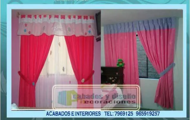 Cortinas para dormitorios de niños 7969125 diseños ,persianas ...