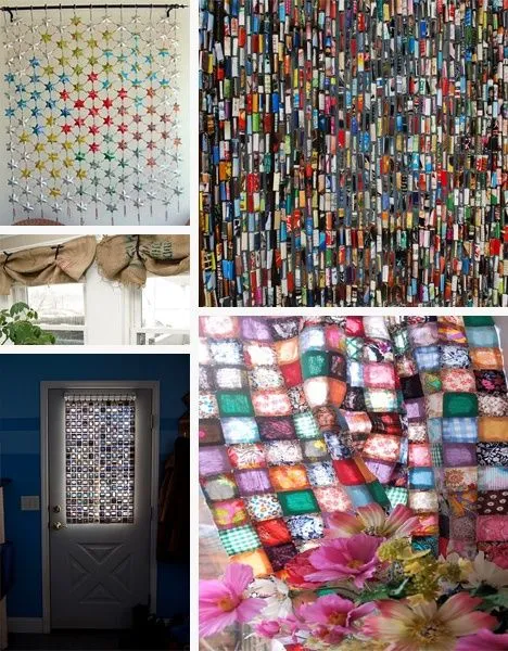Cortinas con materiales reciclables | Mauricio Gastélum Hernández