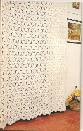 Cortinas tejidas a crochet con patrones gratuitos - Imagui