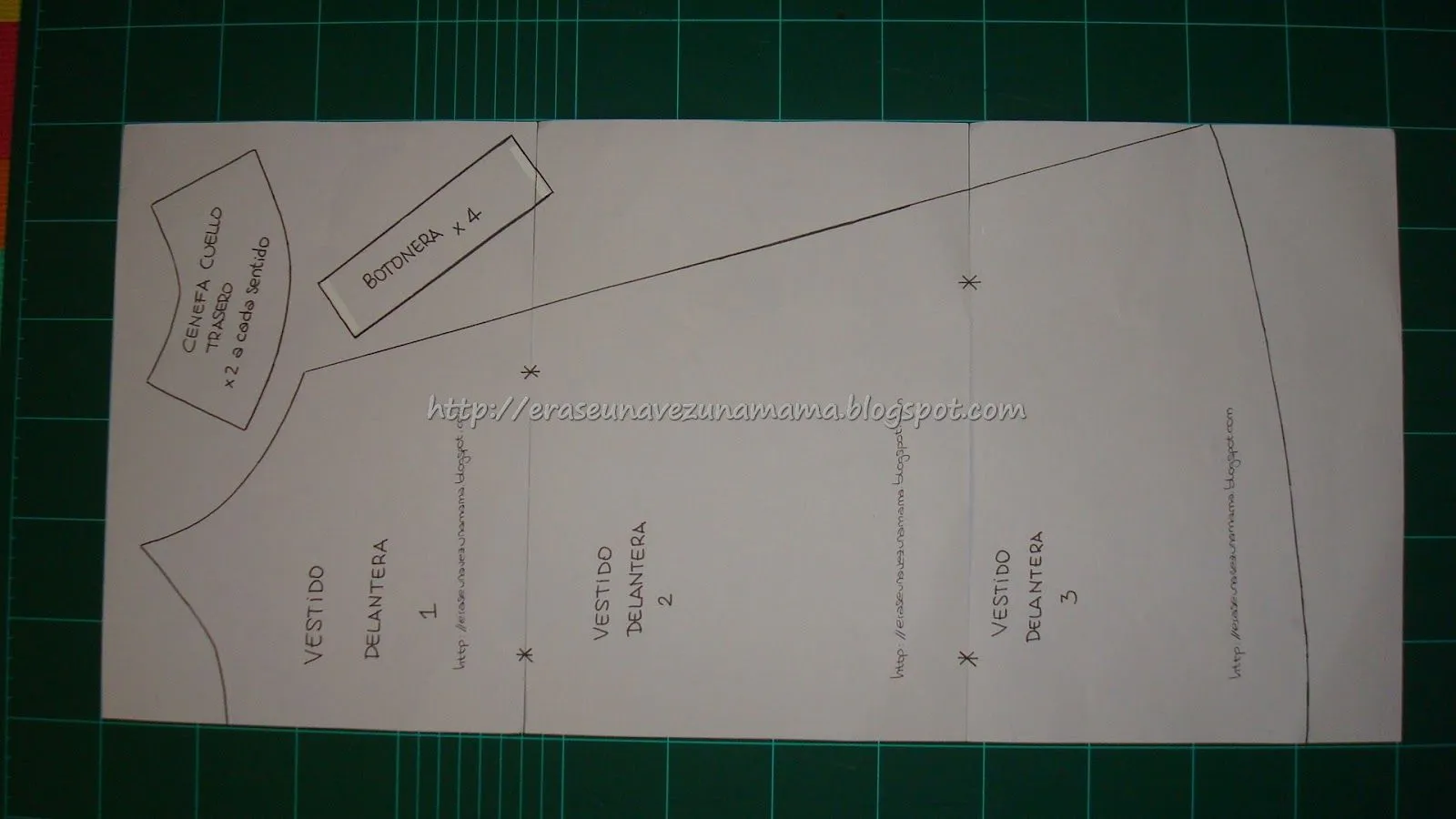 Cose Conmigo día 1: montaje y modificación del patrón y corte de ...