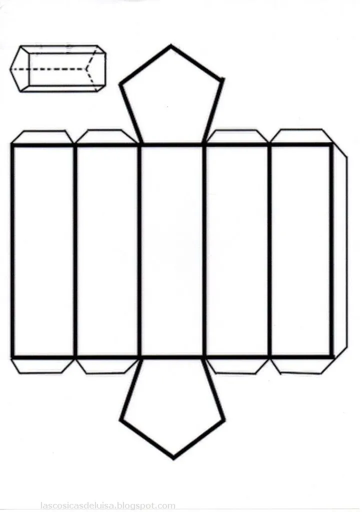 Las cosicas de Luisa: PRISMA PENTAGONAL