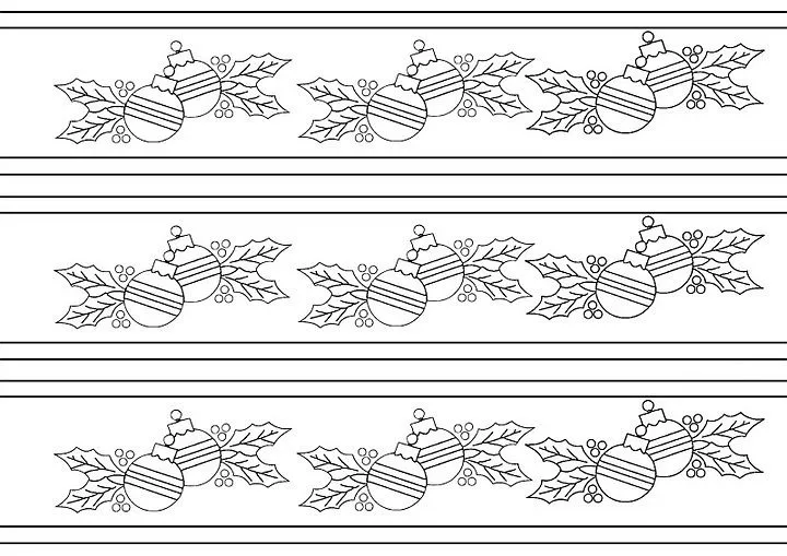 COSILLAS DE INFANTIL: Cenefas navideñas