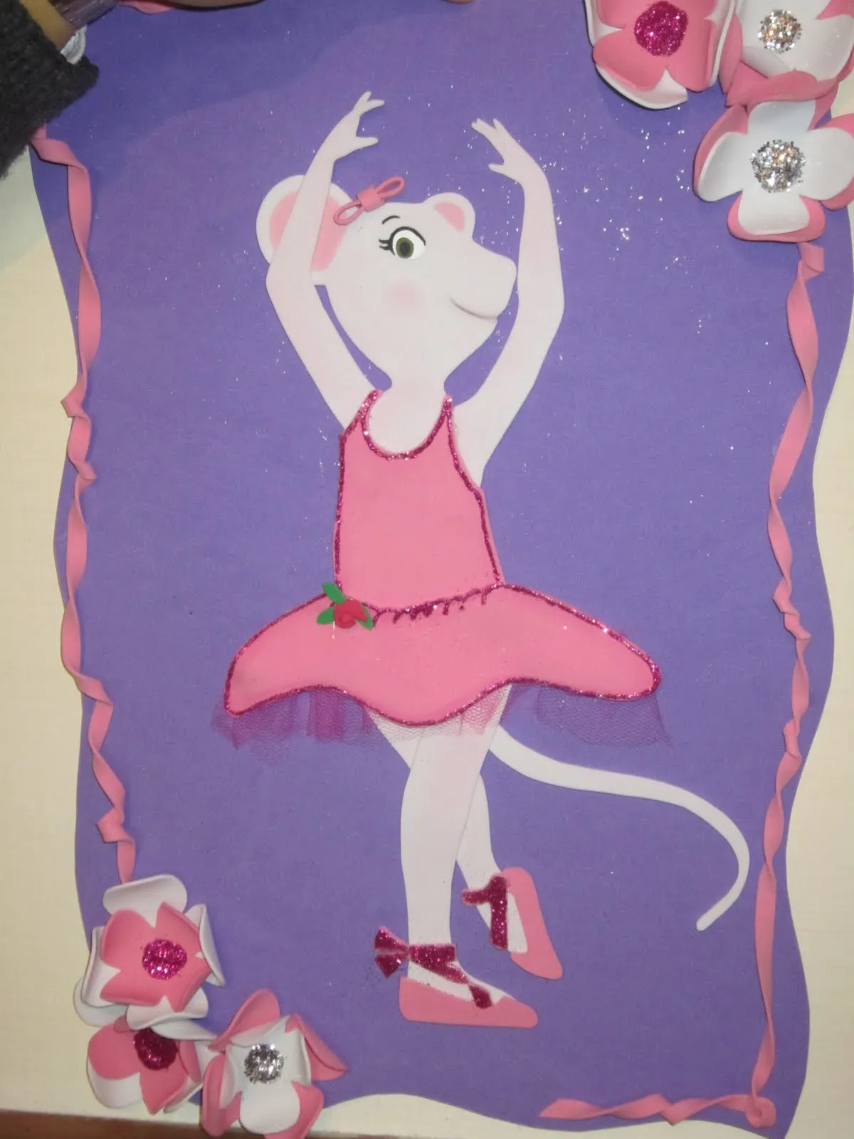 MIS COSITAS EN GOMA EVA: CUMPLE ANGELINA BALLERINA