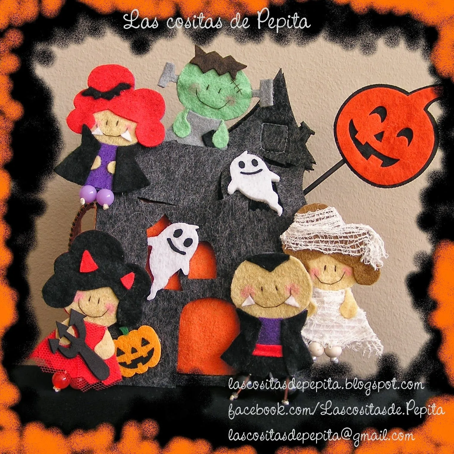 Las cositas de Pepita: Muñecos de Fieltro especial Halloween