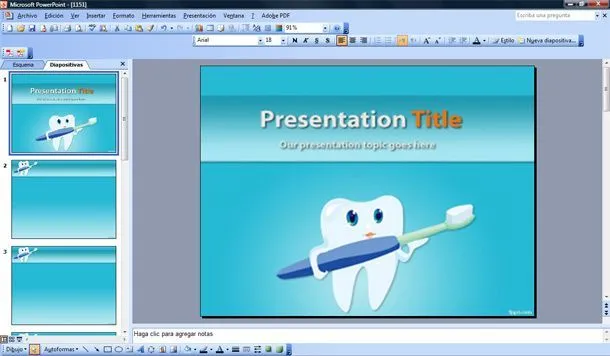 Cosmetic dentistry PowerPoint Template | Free Powerpoint Templates