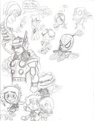  ... cosmo dibujo nio boceto personajes bocetos padrinos magicos furia