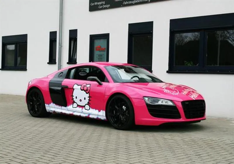 Cosmos Girls - Audi R8 V10 RacingOne Candy-Pink Hello Kitty Design ...