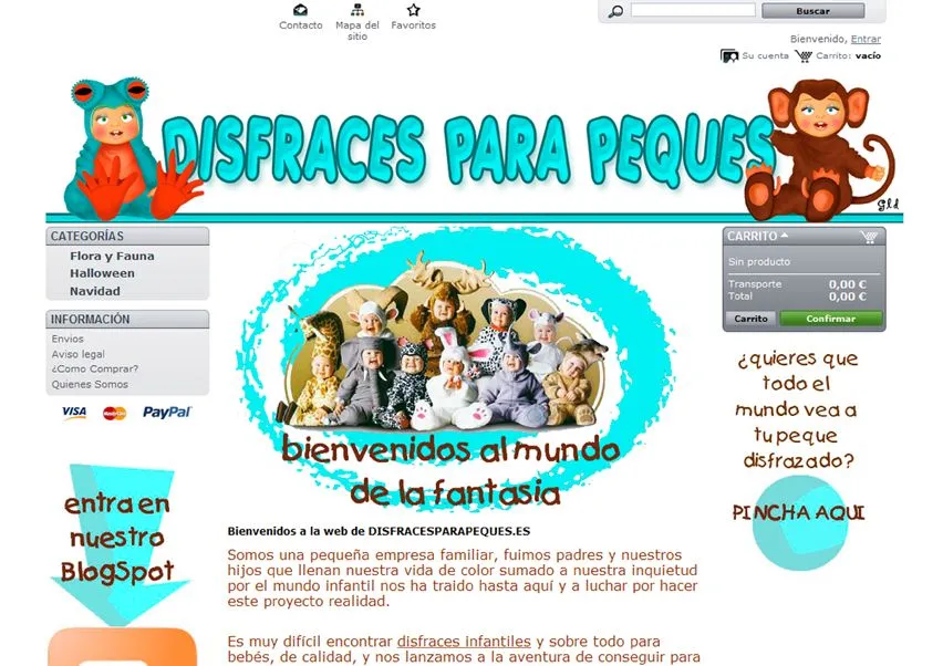 Coso de Ilustradores: Banner para la página web "Disfraces para ...