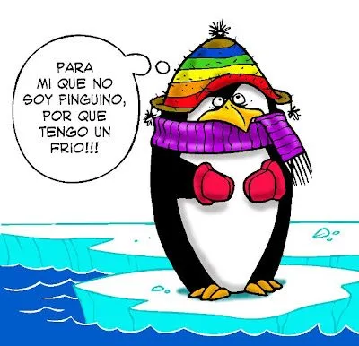 Coso de Ilustradores: pinguino con frio!