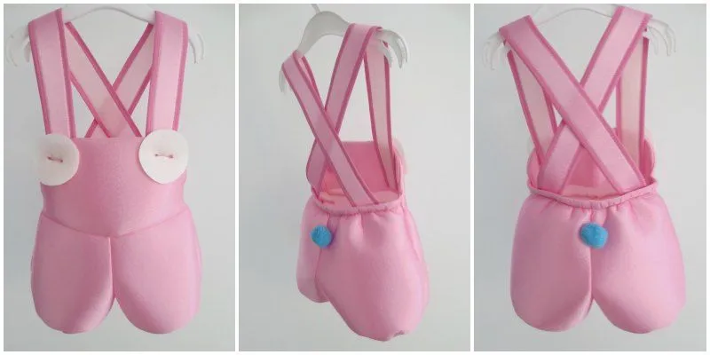 Cosotela: Disfraz de pitufas jardineras