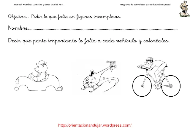 CoSqUiLLiTaS eN La PaNzA BLoGs: ACTIVIDADES PARA EDUCACIÓN ESPECIAL