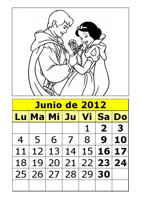 CoSqUiLLiTaS eN La PaNzA BLoGs: CALENDARIOS INFANTILES 2012| PARA ...