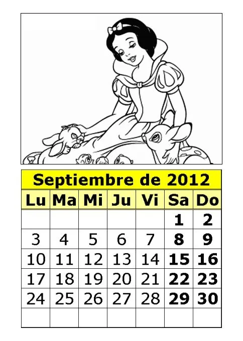 CoSqUiLLiTaS eN La PaNzA BLoGs: CALENDARIOS INFANTILES 2012| PARA ...