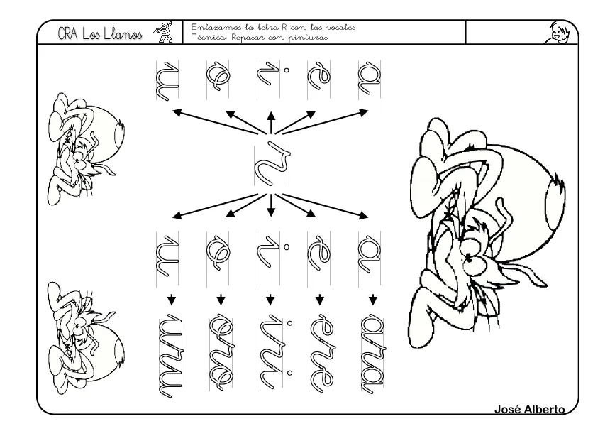 CoSqUiLLiTaS eN La PaNzA BLoGs: FICHAS PARA TRABAJAR LA LETRA R -