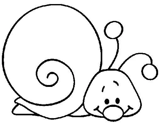 Caracol para dibujar - Imagui