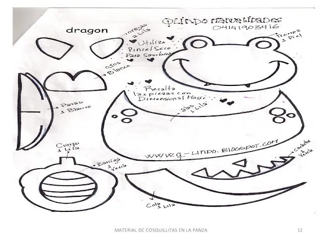 CoSqUiLLiTaS eN La PaNzA BLoGs: MOLDES PARA FOAMY,GOMA EVA Y OTRAS ...