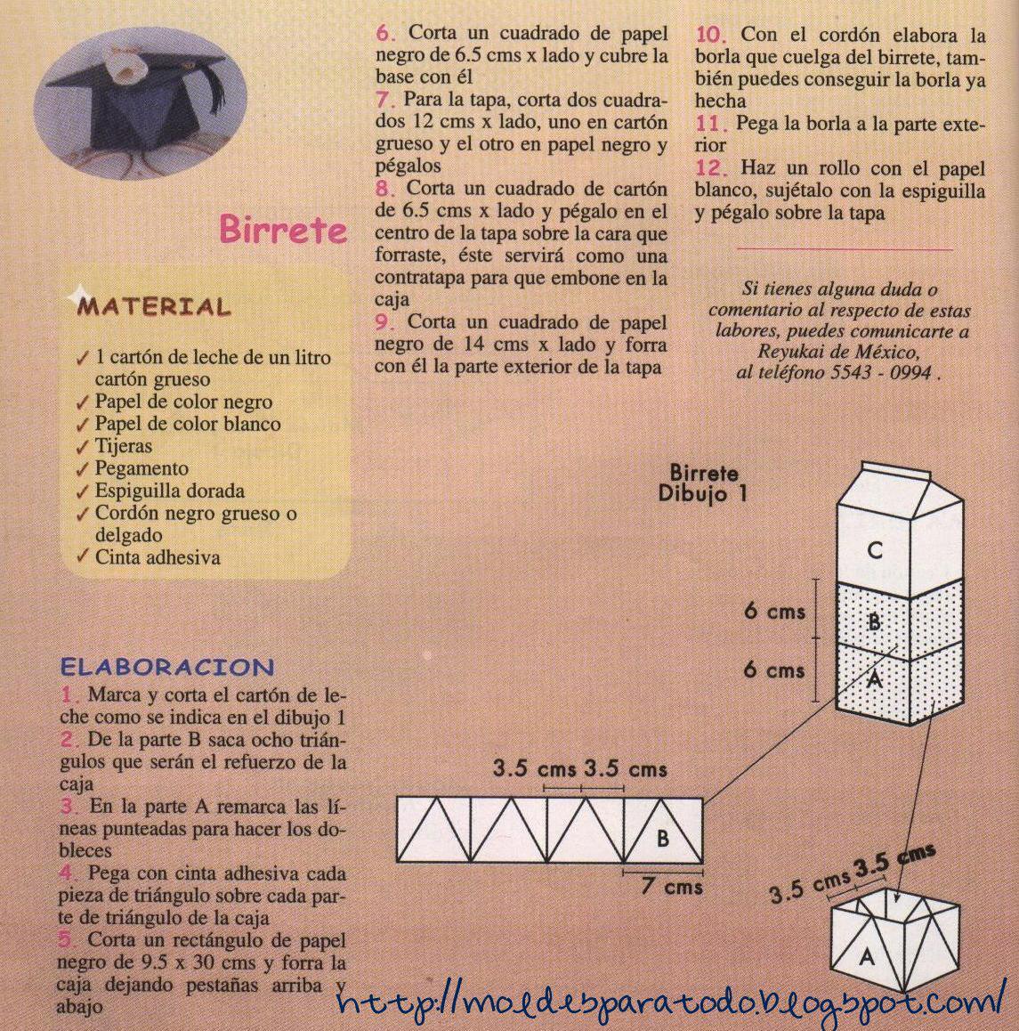 CoSqUiLLiTaS eN La PaNzA BLoGs: MOLDES PARA TOGA Y BIRRETES