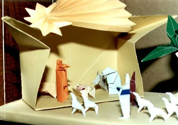 Costruire presepi di carta - Lavorincasa.