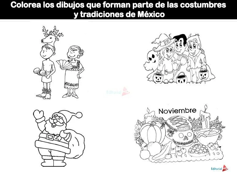 Costumbres y tradiciones de México Para Niños de Primaria y Preescolar