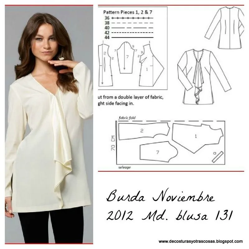 De costuras y otras cosas: BLUSA BLANCA