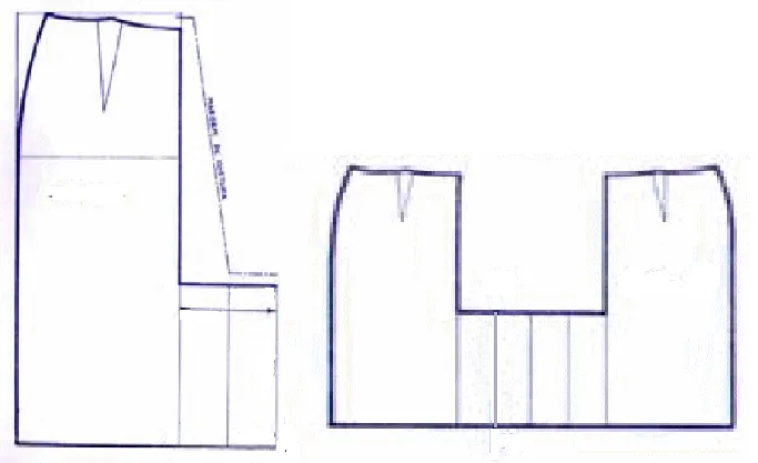 Falda lápiz con prenses posterior | El costurero de Stella ...