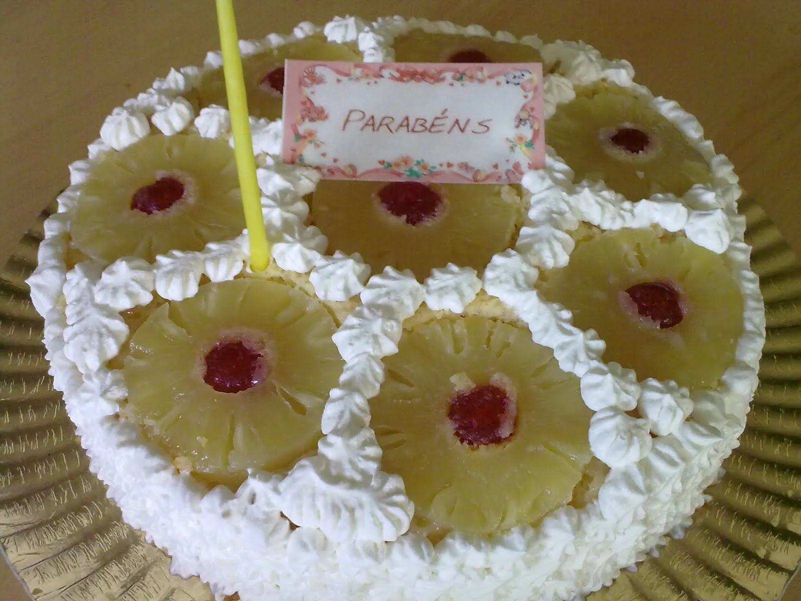 cozinharprafamilia: bolo de ananas com chantilly