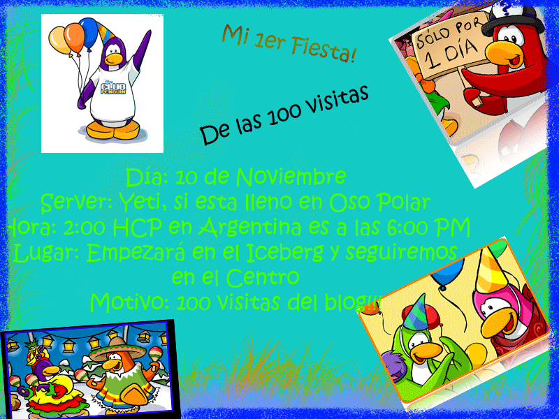 Cp Banano: INVITACIÓN A MI FIESTA