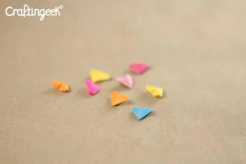 Craftingeek*: Como hacer corazoncitos de papel