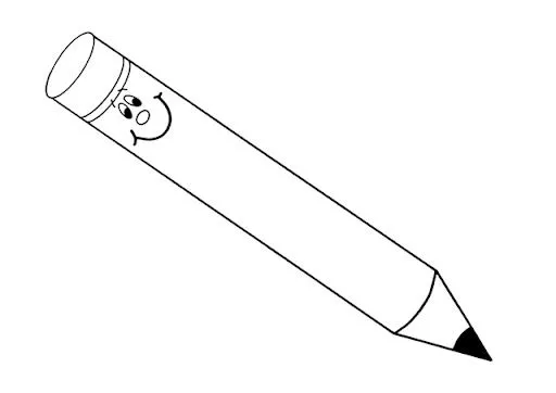 Dibujo de una crayola para colorear - Imagui