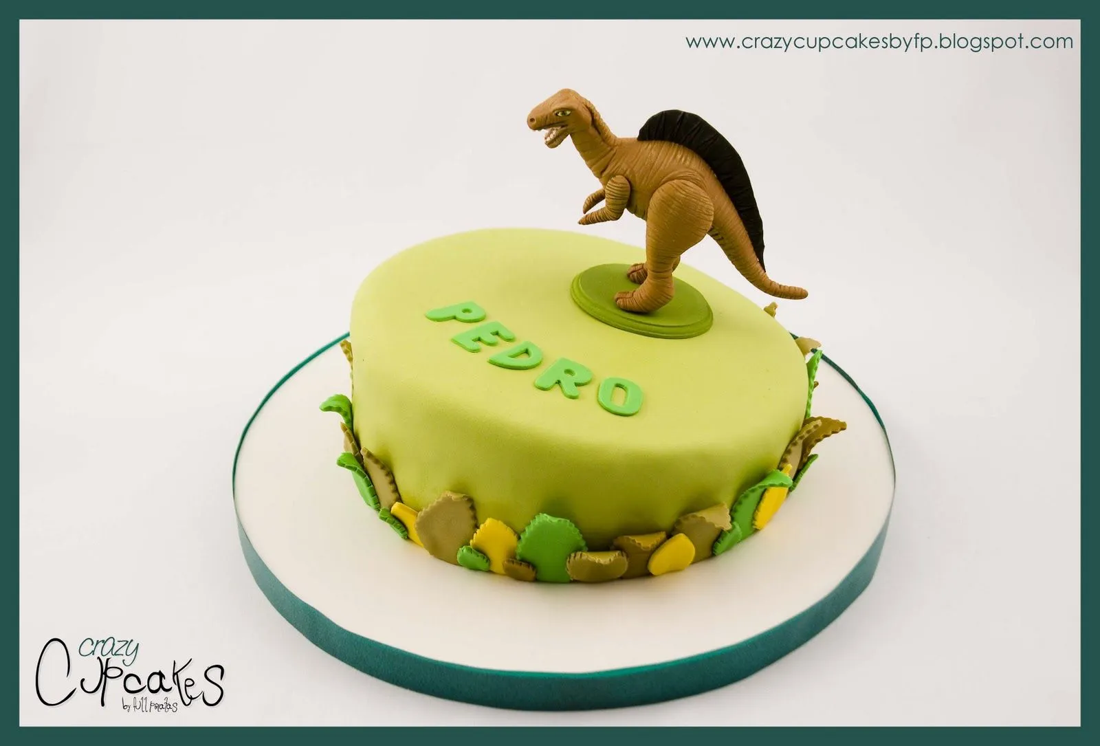 Crazy Cupcakes: Torta de Dinosaurios para Pedro