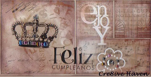 Cre8ive Haven: Card: Feliz Cumpleaños