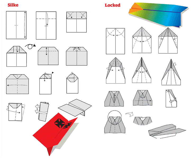 Crea tus propios aviones de papel paso a paso, hay hasta seis ...