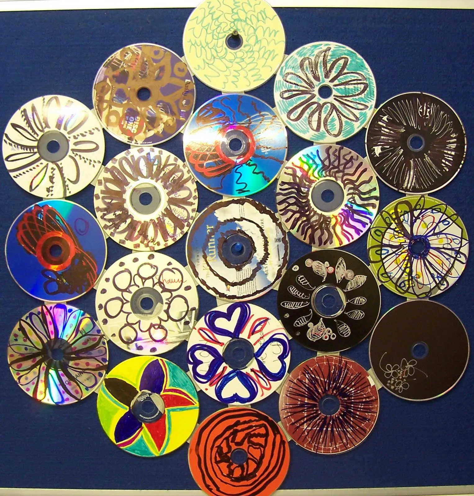 Crea tu mandala con un cd :