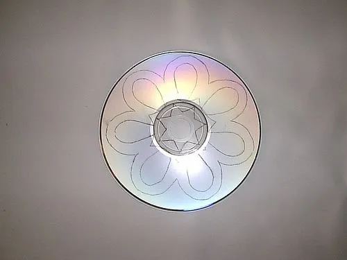 Crea tu mandala con un cd :