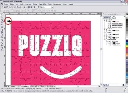 Creación de un rompecabezas en CorelDRAW | Blog de la Clase de ...