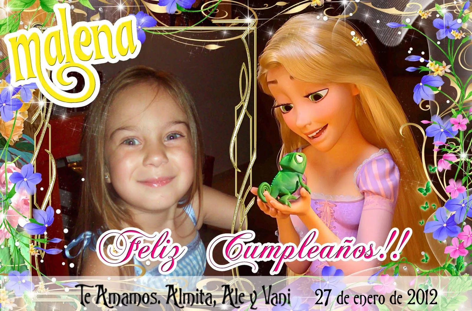 Creaciones Almita: Rapunzel de Enredados para Malena