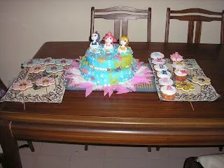 creaciones arnerys: torta princesas del mar