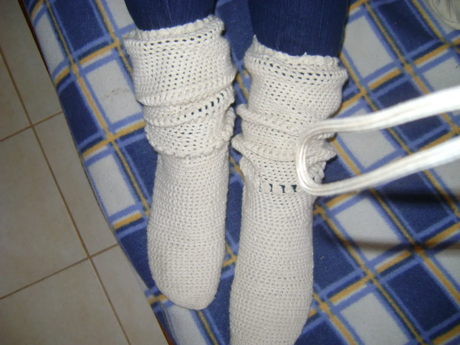 Mis Creaciones: Botas Tejidas