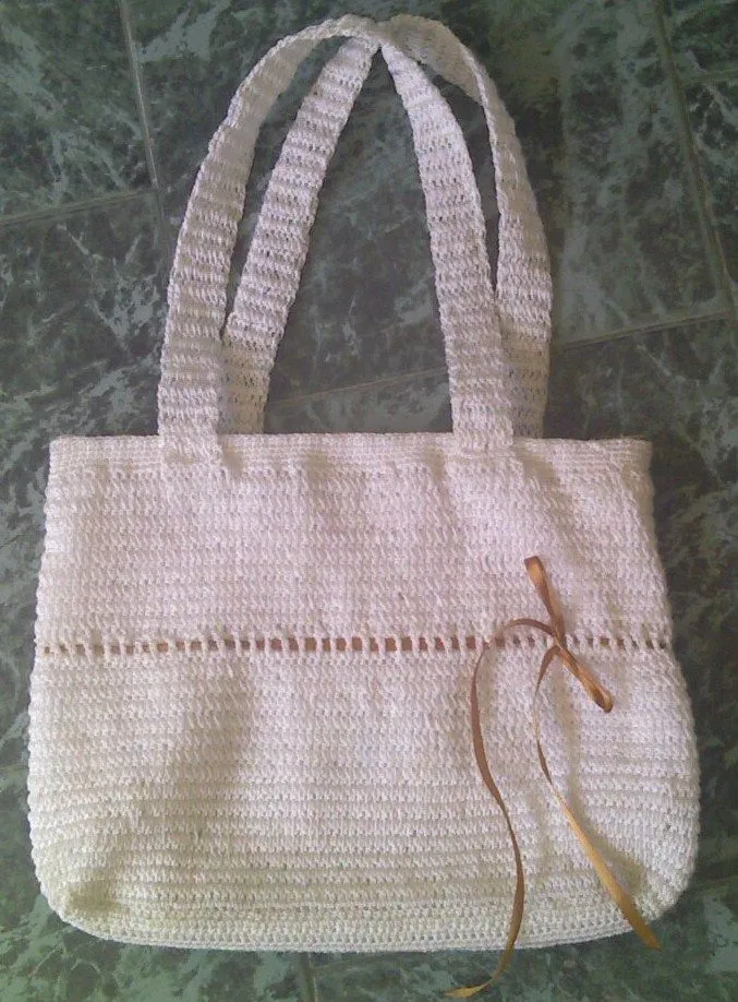 Creaciones Chispas!!!: Lindo Bolso Tejido en Crochet!!!