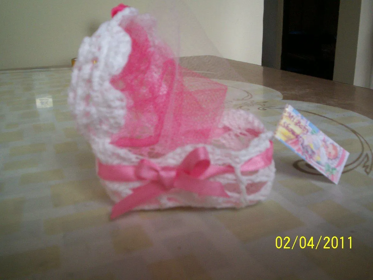 CREACIONES CINTIA: Cunitas para Baby Shower de Luz!!!!