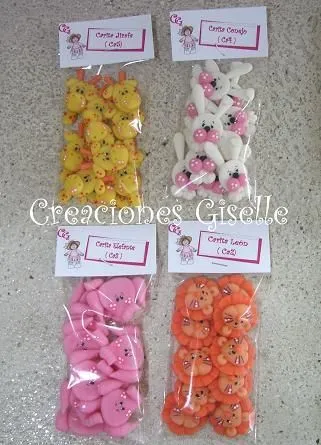 Creaciones Giselle - - Apliques en Porcelana Fria - Caritas de ...