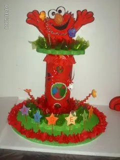 Creaciones Infantiles: decoracion de elmo