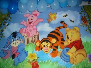 Creaciones Infantiles: Decoracion de Winnie the Pooh