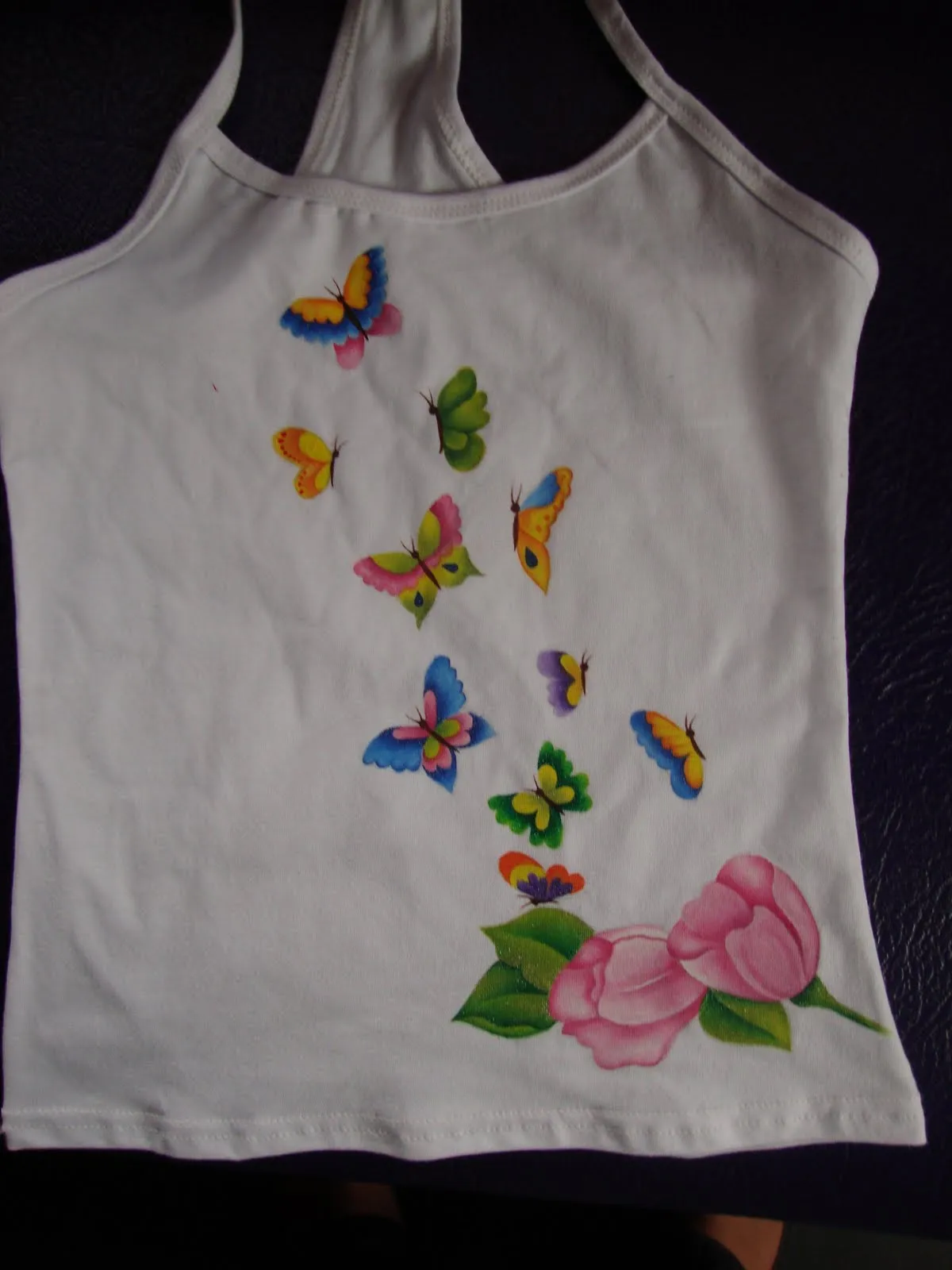 Creaciones lay: Blusas pintadas a mano