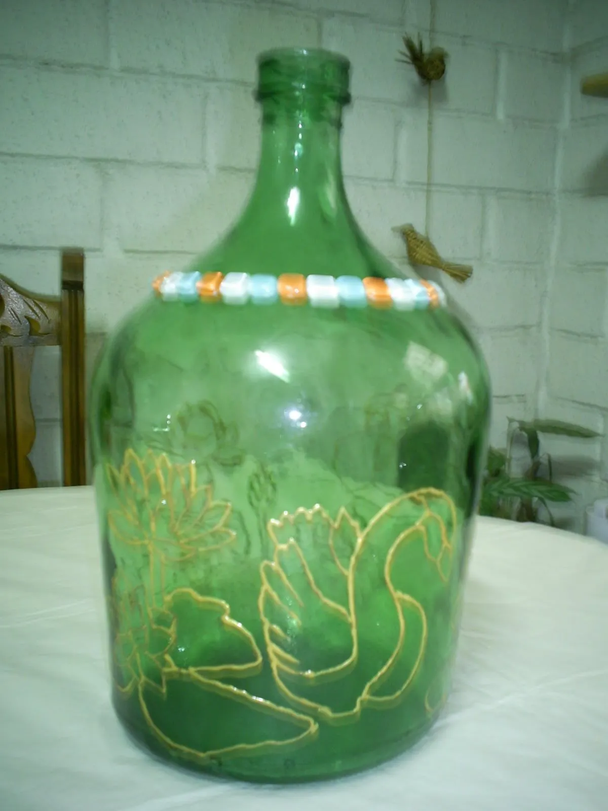 Creaciones Lorena: Vitrales en Botellas