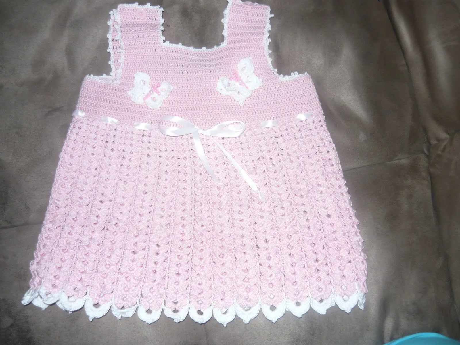 Creaciones Lorimar: VESTIDO TEJIDO A CROCHET