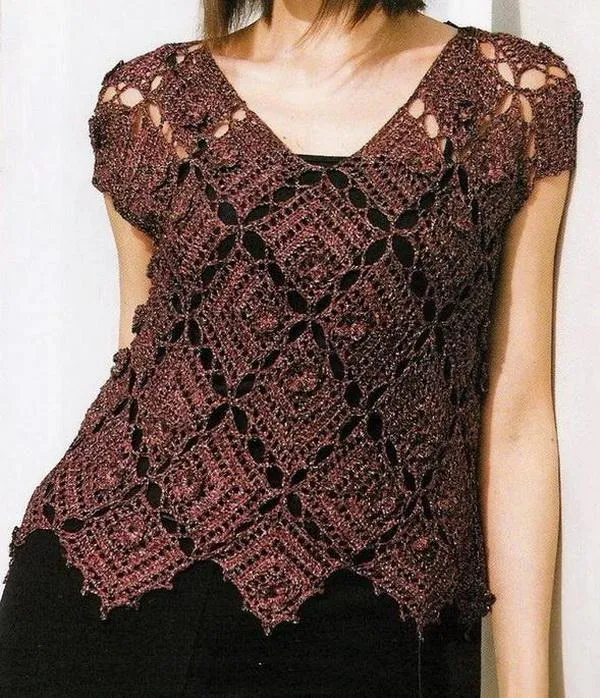 Creaciones Mares: Jersey de crochet