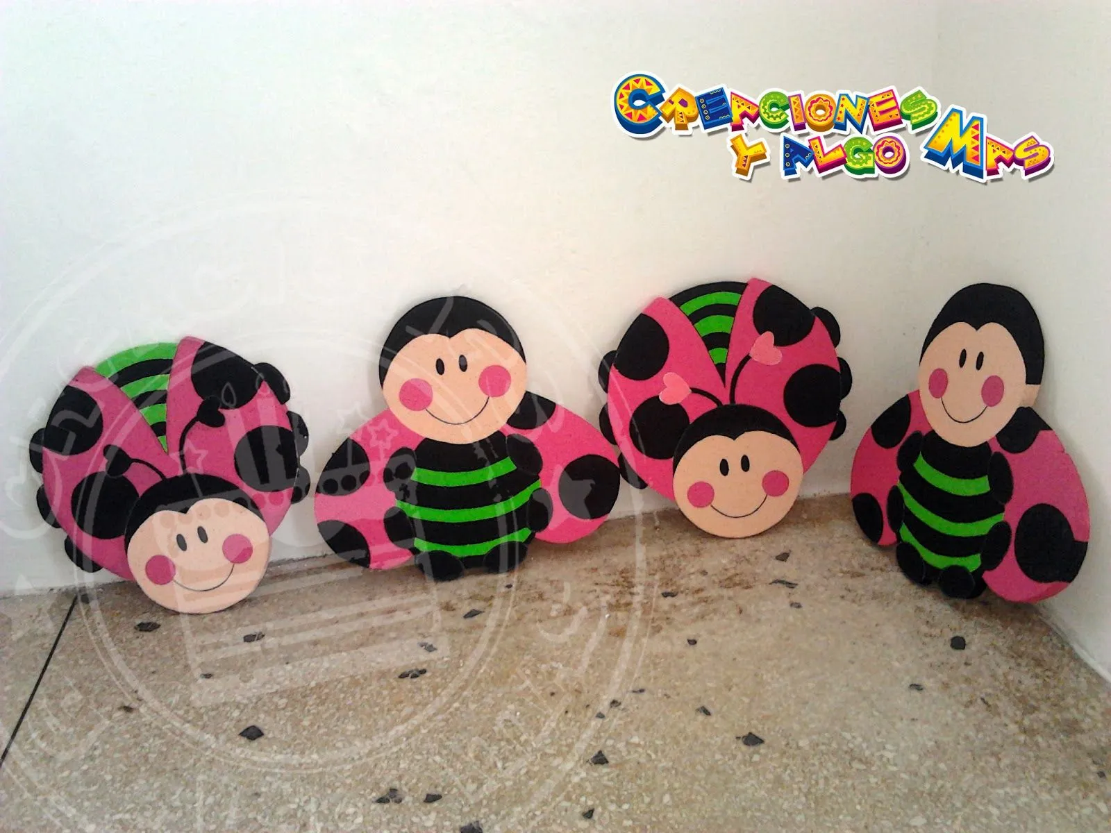 Creaciones y Algo Mas: FIESTA MOTIVO MARIQUITA - PARTY LADYBIRD ...