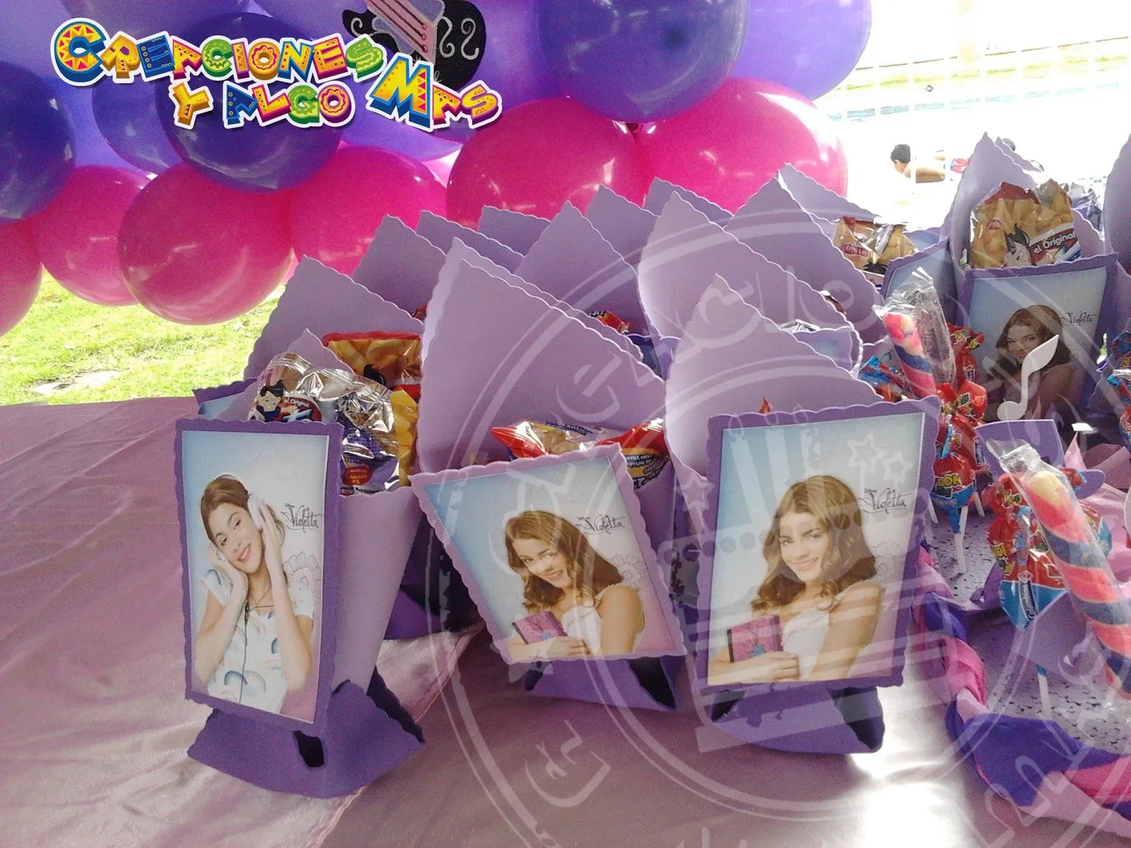 Creaciones y Algo Mas: FIESTA MOTIVO VIOLETTA - PARTY VIOLETTA DISNEY